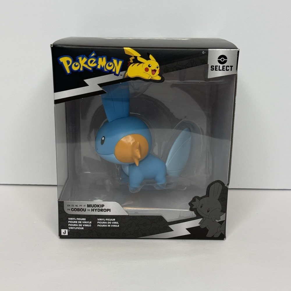 Pokémon Select Mudkip 4" Vinyl Figure Series 6 Jazwares Brand New Factory Sealed